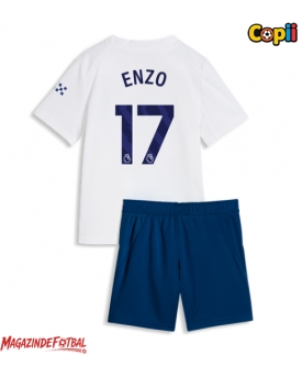 Manchester City Enzo Fernandez #17 Echipament de Fotbal Replică 2026-27 Copii Treilea (+ Șorturi)